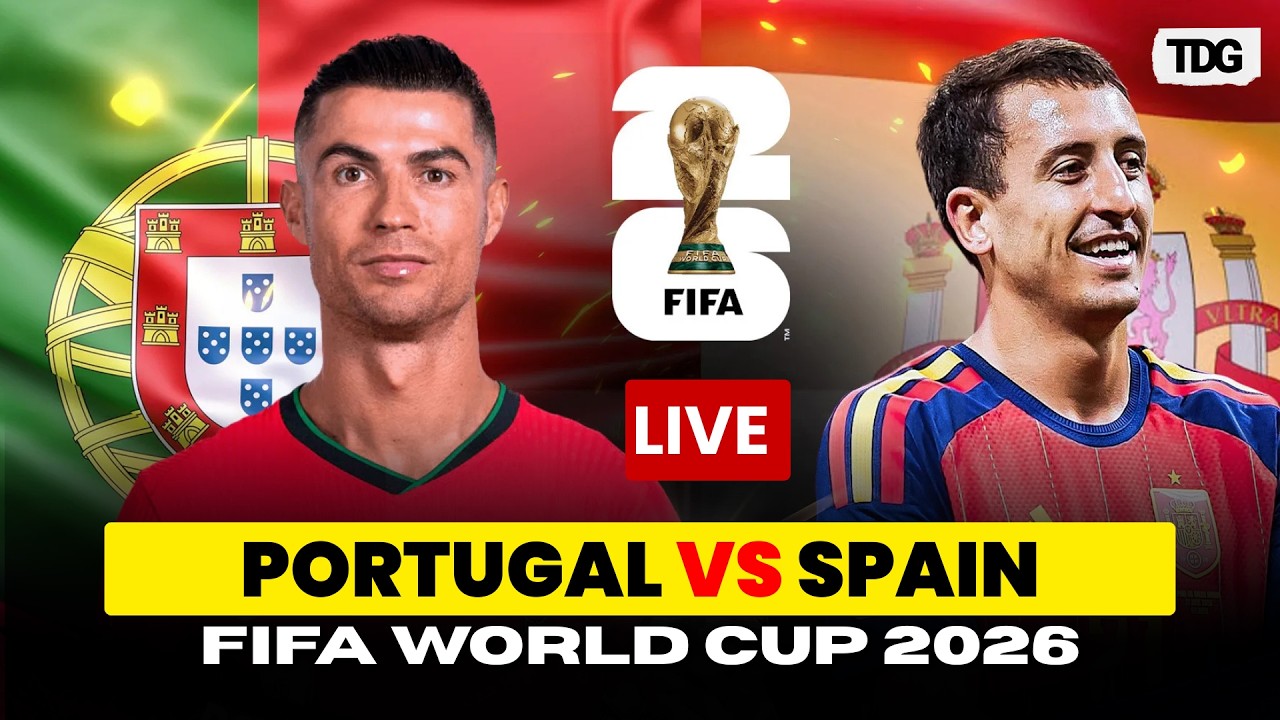 WATCH FIFA WORLD CUP 2026 | Portugal vs Spain | Ronaldo Yamal Lead Dallas Showdown | LIVE