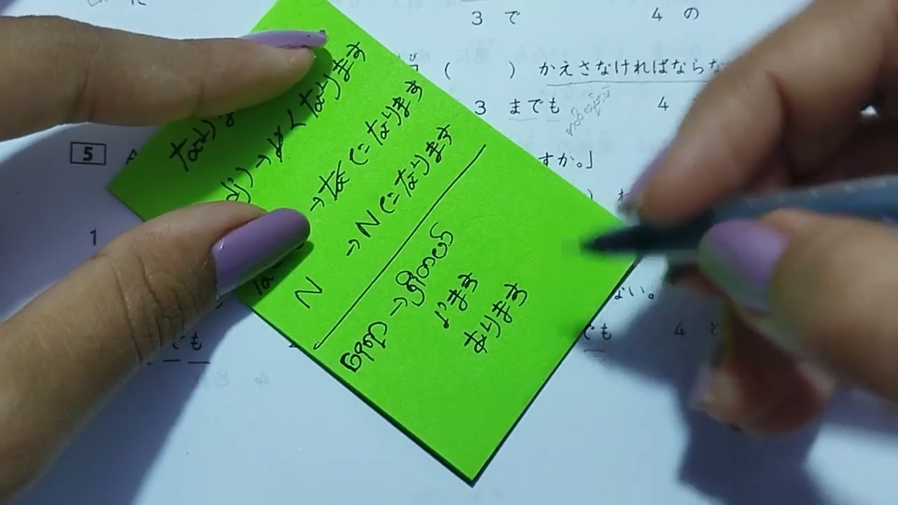 JLPT N4 Grammar, Particle အဖြေရှာနည်း 🎌