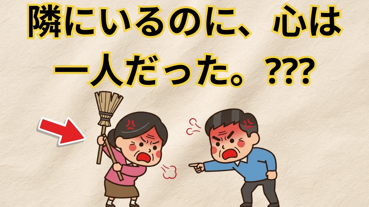 手遅れになる前に見てほしい。50代夫婦が静かに離れていく9つの瞬間