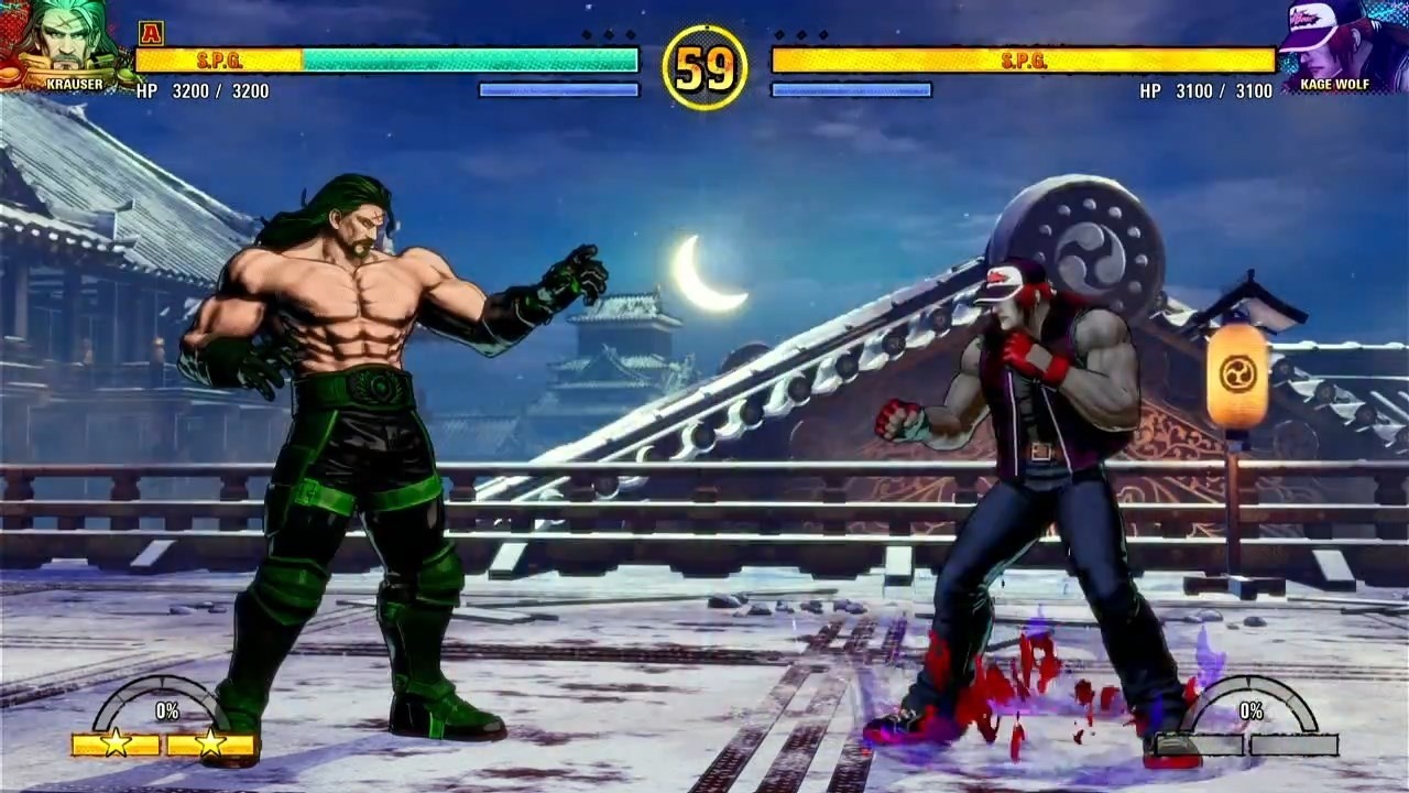 KRAUSER VS KAGE WOLF - FATAL FURY COTW