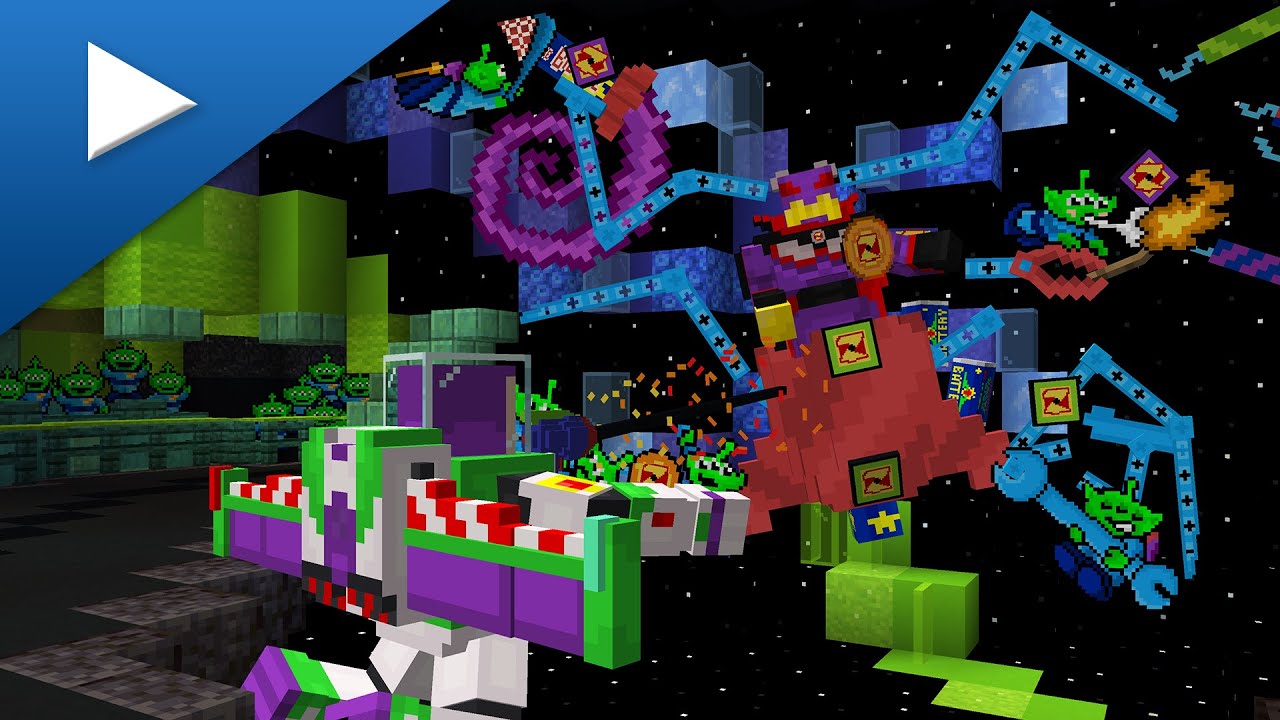 [4K] NEW Minecraft Disneyland Buzz Lightyear Astro Blasters 2.0 | 2024