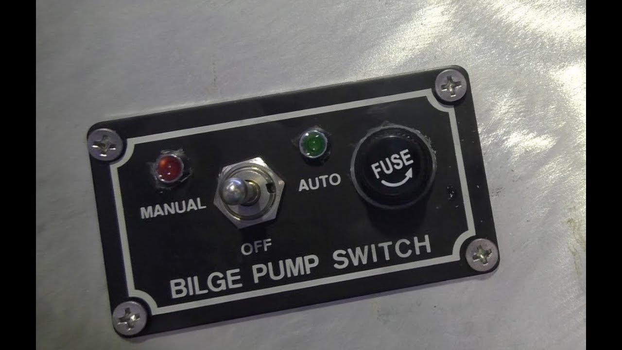 Wiring a bilge pump in a boat