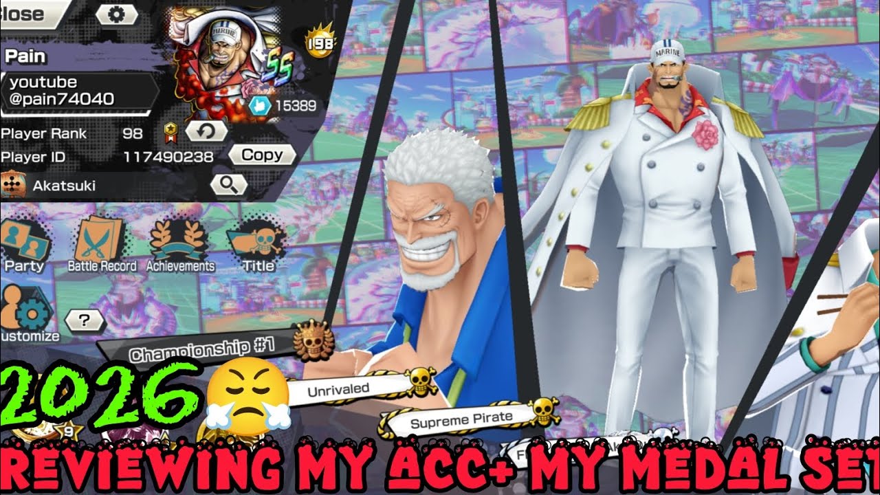 Reviewing My OPBR Account in 2026😤 | One Piece Bounty Rush 2026