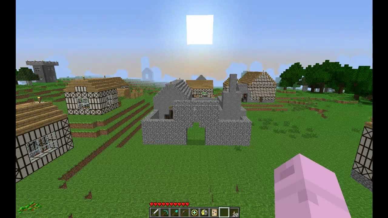 Minecraft - Millenaire Mod - Hameau abbatial