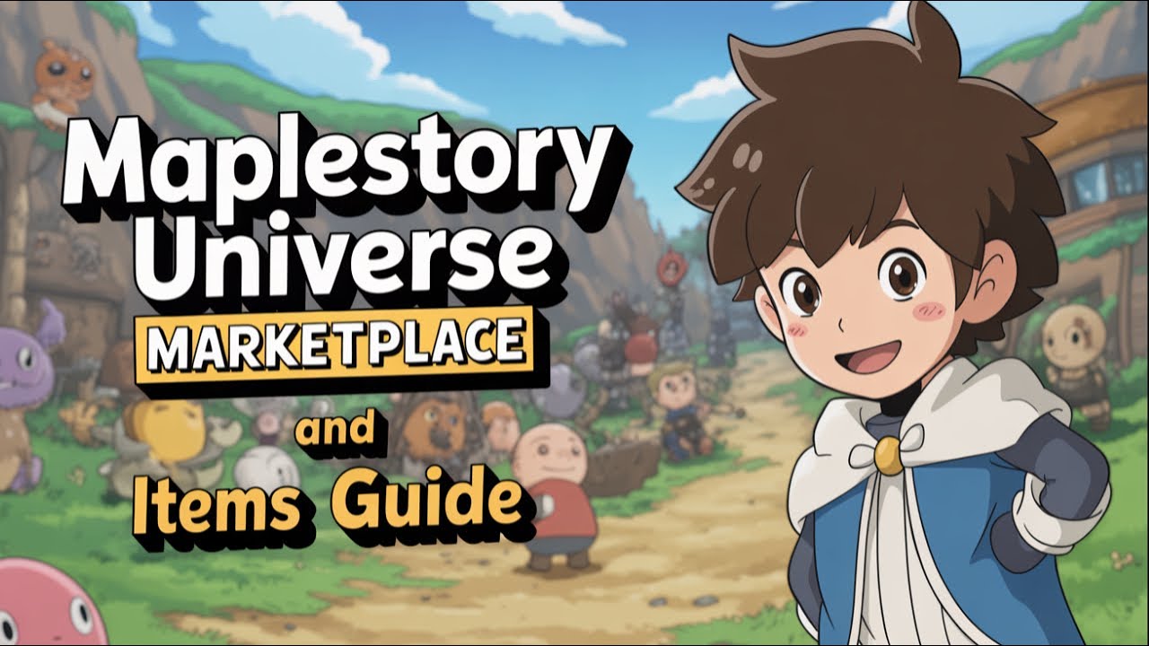 MAPLESTORY NFT - MARKETPLACE AND ITEMS GUIDE HOW TO MAKE MONEY FOR FREE BY PLAYING.