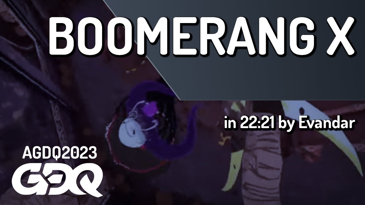 Boomerang X by Evandar in 22:21 - Awesome Games Done Quick 2023