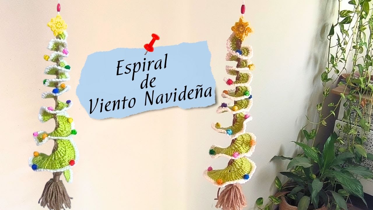 🎄 Descubre el ÁRBOL de NAVIDAD Más FÁCIL de Hacer ❗ Tutorial Espiral de Viento Ganchillo (Crochet )