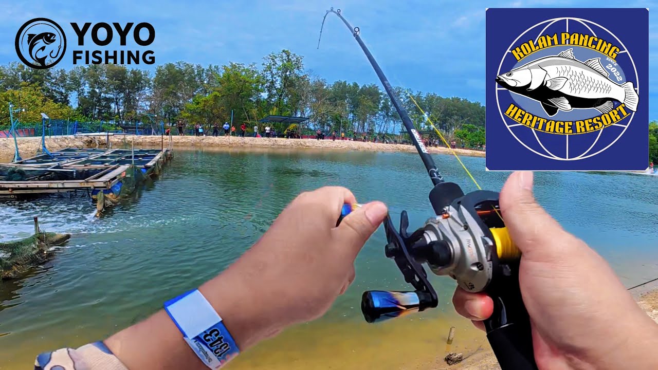cuba mancing di kolam pancing heritage bachok Kelantan | ada lesen