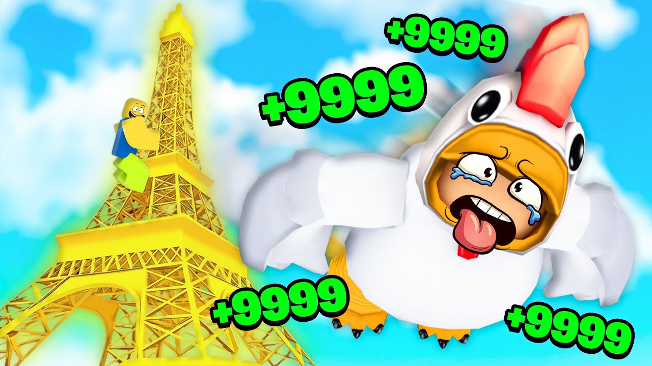 BUTTATI GIÙ DALLA TORRE ALTISSIMA DI ROBLOX!!