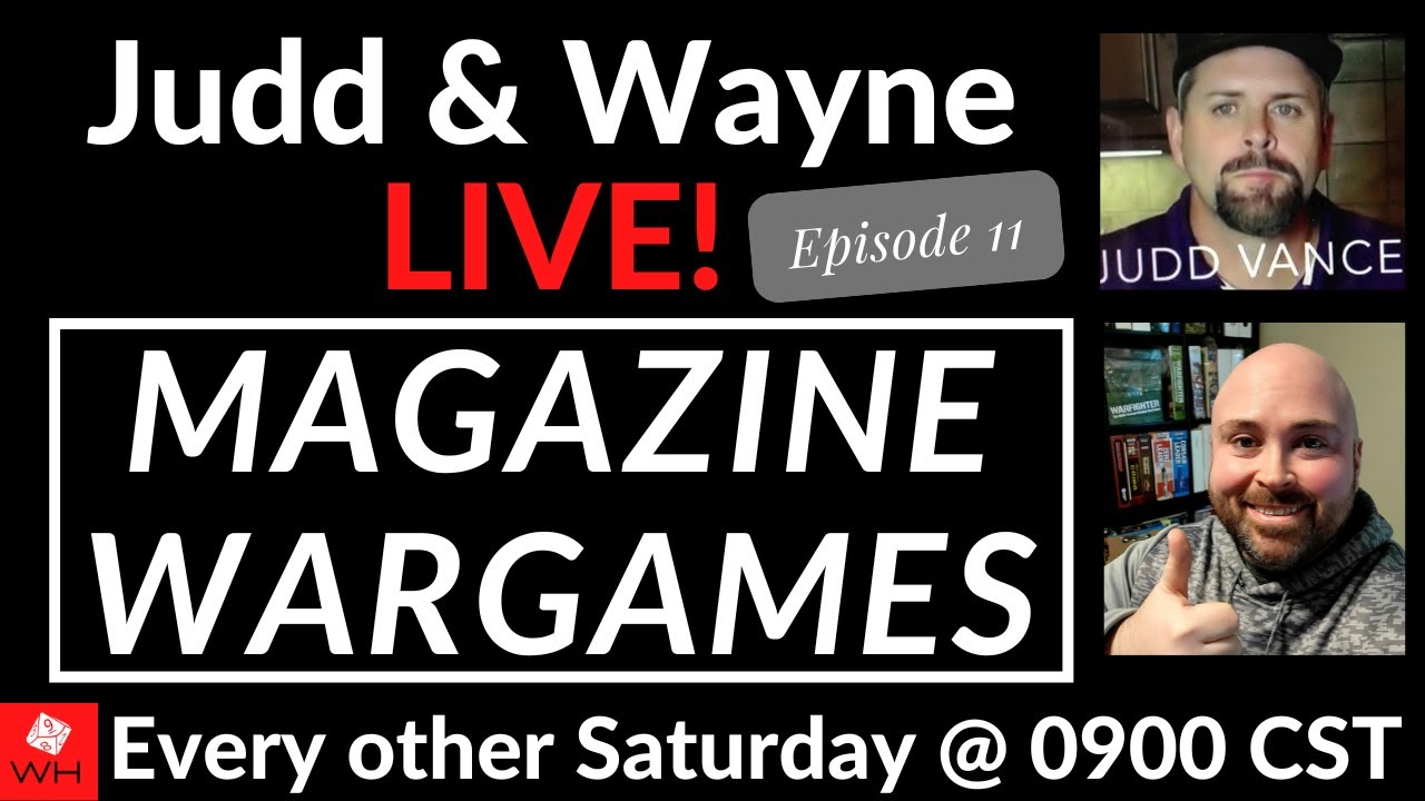 Judd & Wayne LIVE! Episode 11 - Magazine Games, baby!