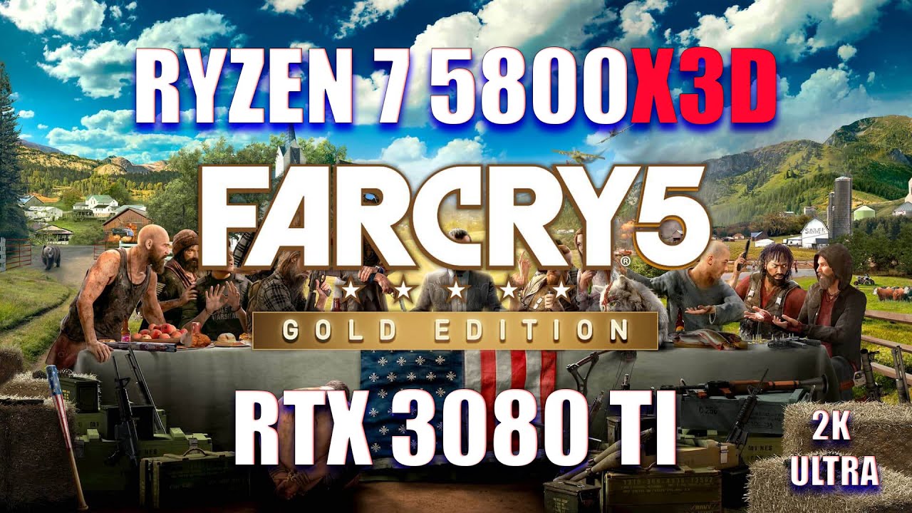 Far Cry 5 | Ryzen 7 5800x3d + RTX 3080 TI | ULTRA (2K)
