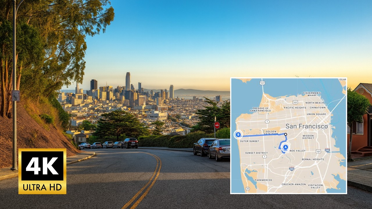Sunset Drive | San Francisco | Twin Peaks to Ocean Beach