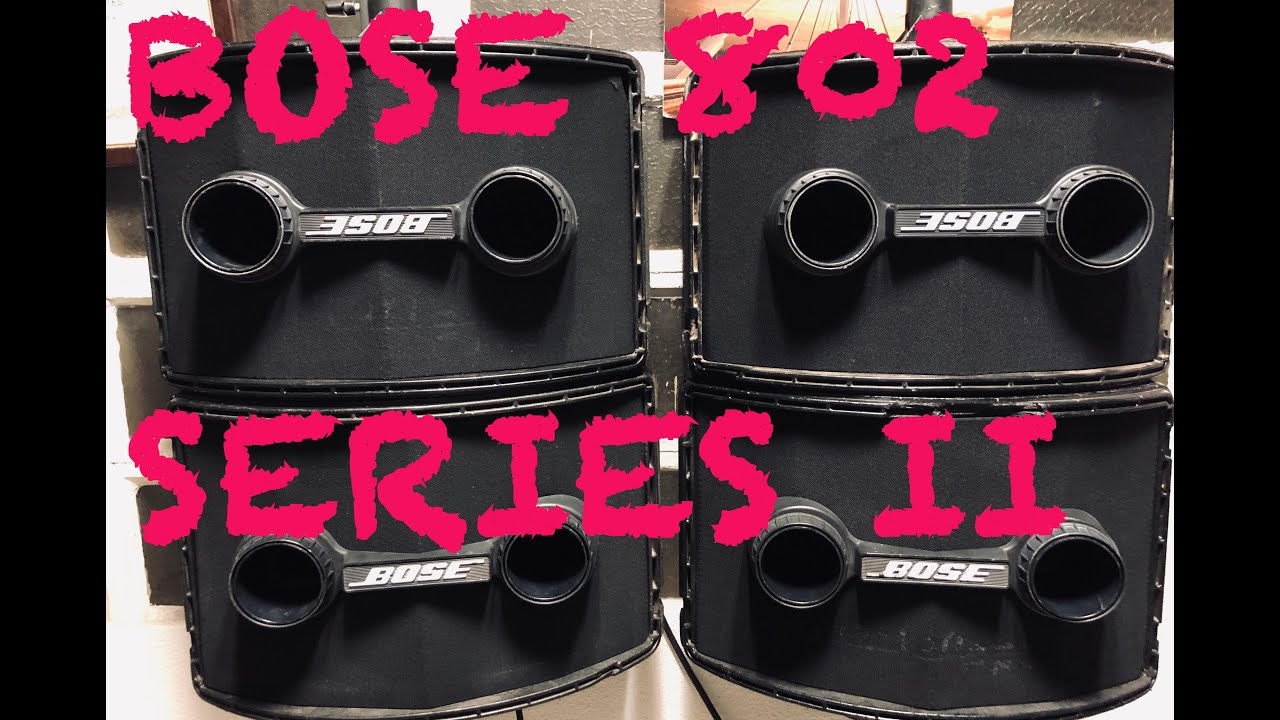 4 x BOSE 802 SERIES II - Test