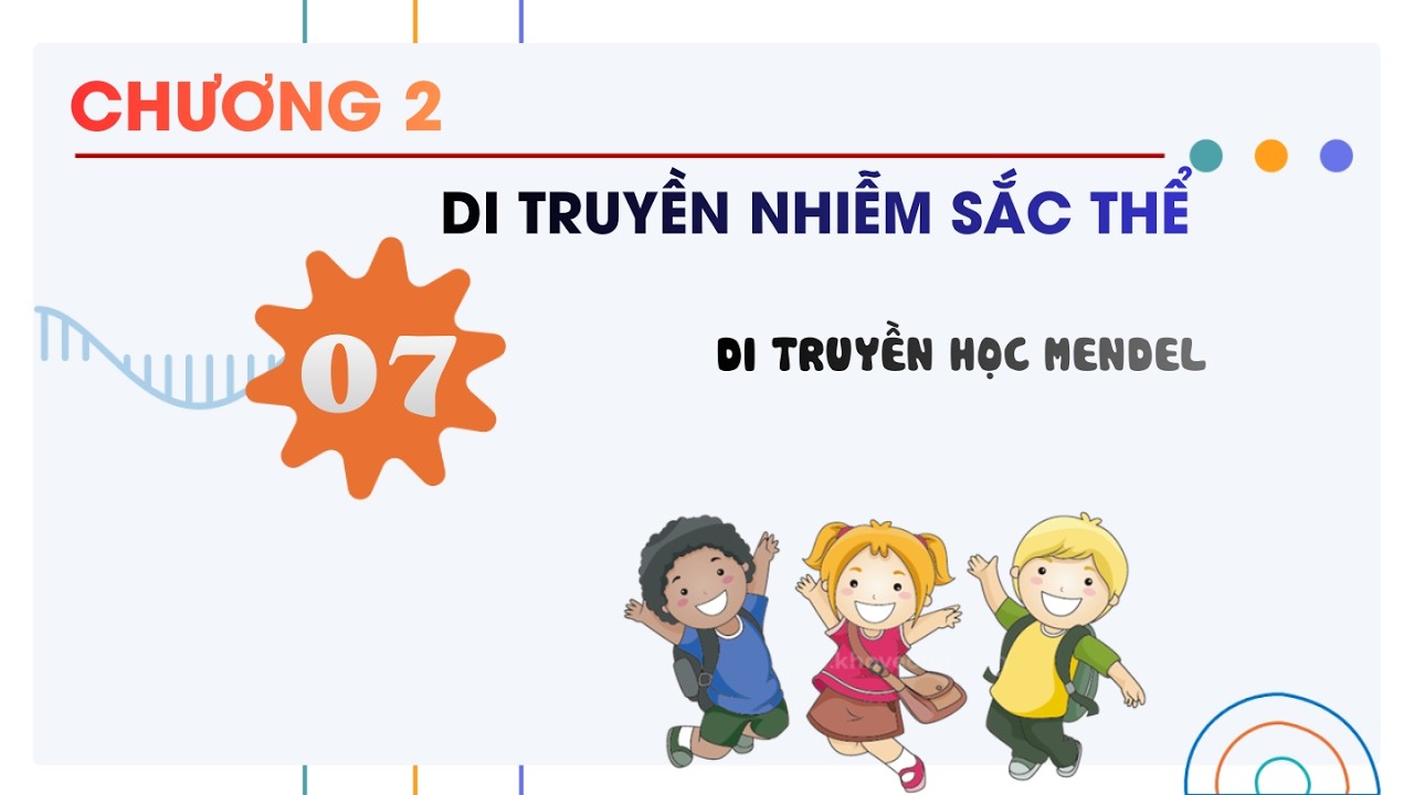 Sinh 12 |Chương 2| Bài 7: DI TRUYỀN HỌC MENDEL