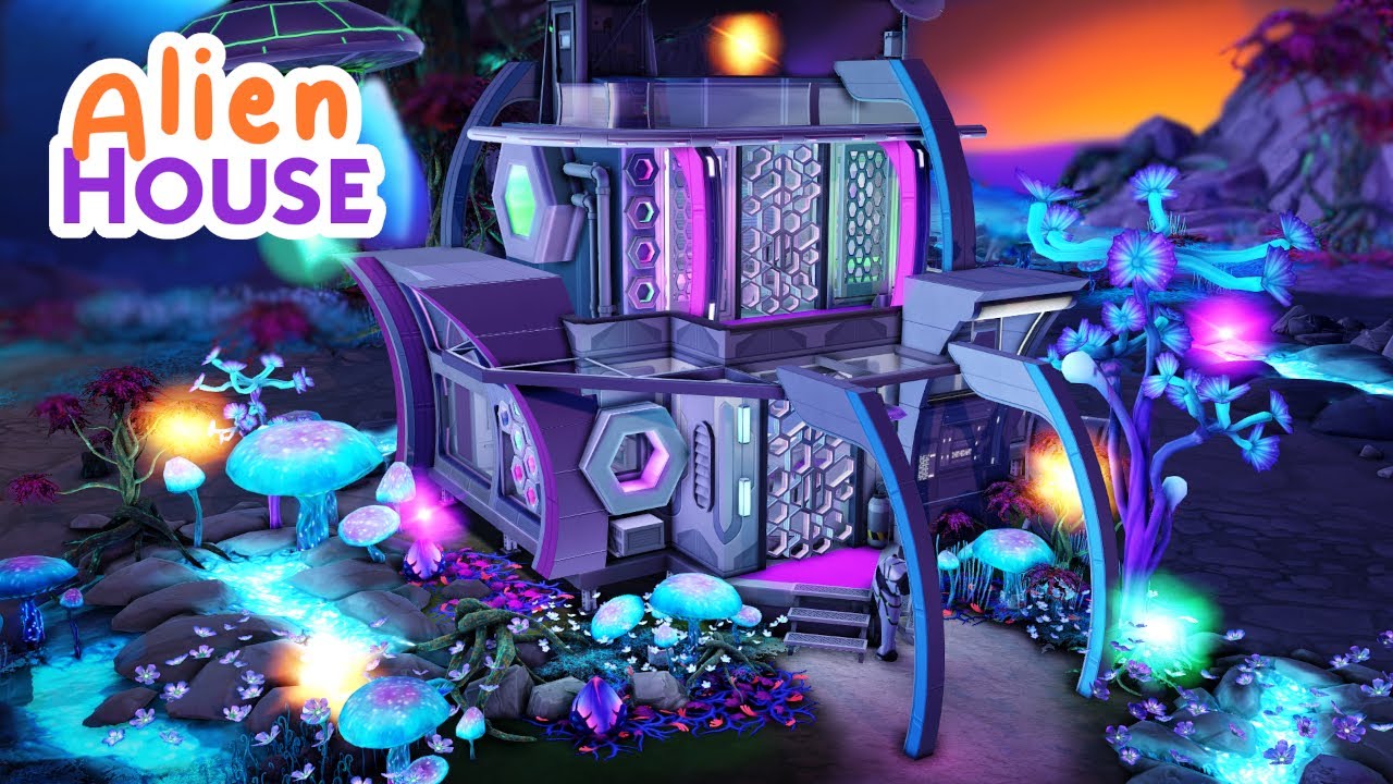 Alien House 👽 | The Sims 4 - Speed Build (NO CC)