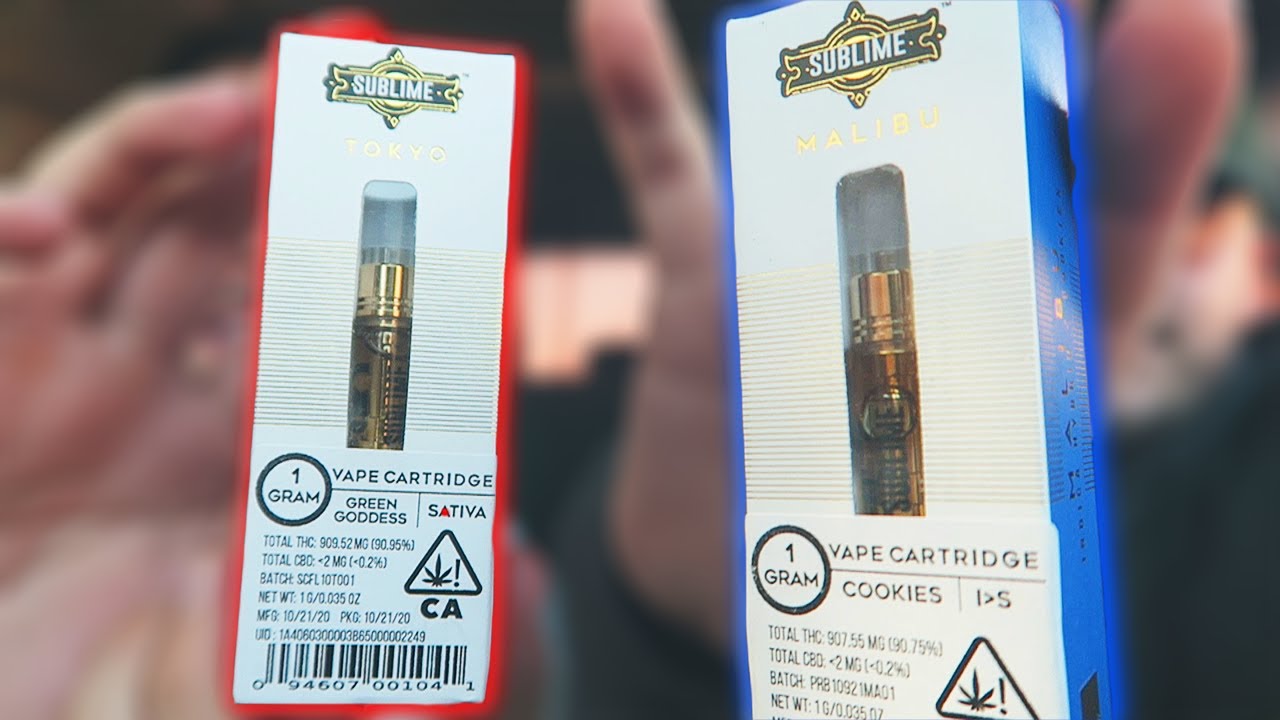 SUBLIME CARTRIDGE REVIEW!! (TOKYO GREEN GODDESS & MALIBU COOKIES)