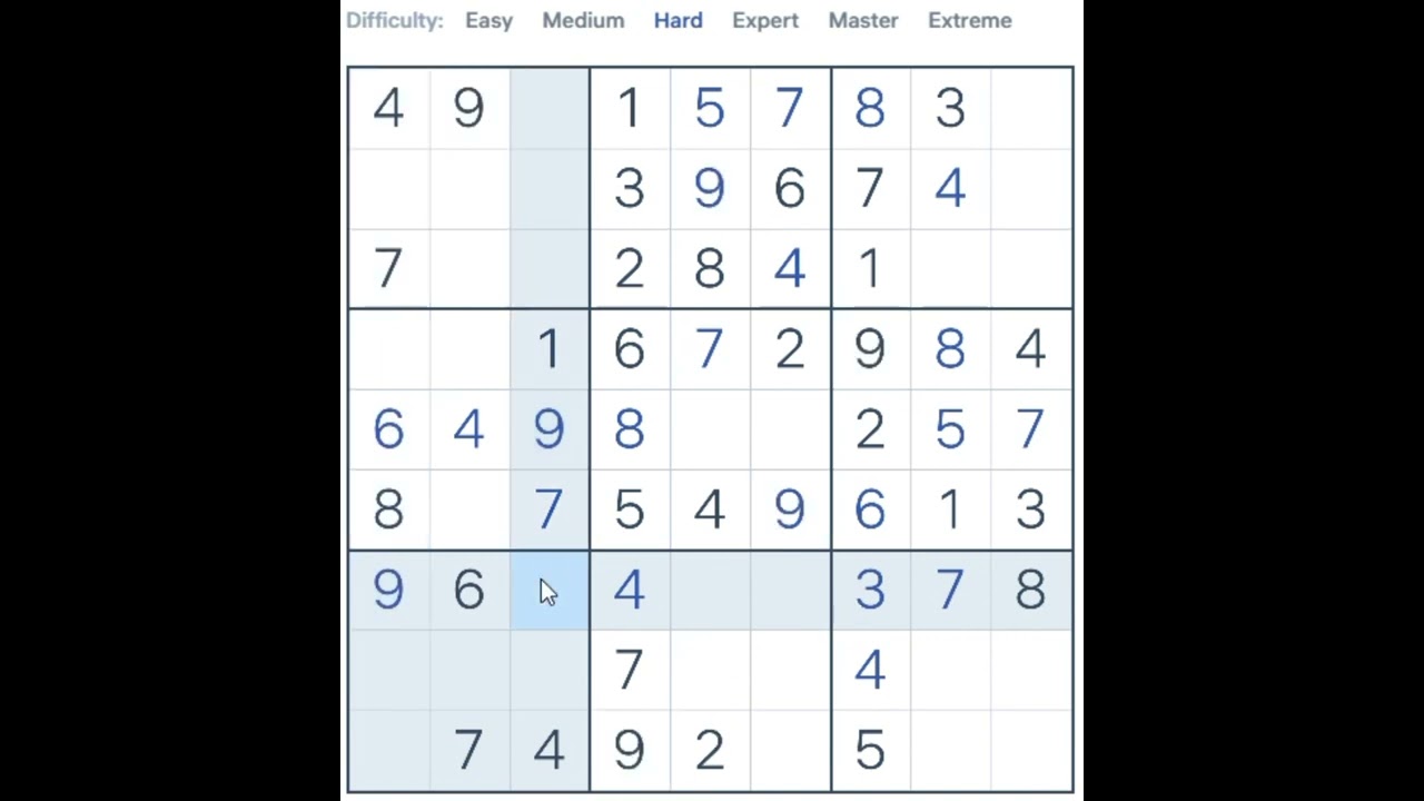 Sudoku HARD Puzzle 0019 [Tagalog]