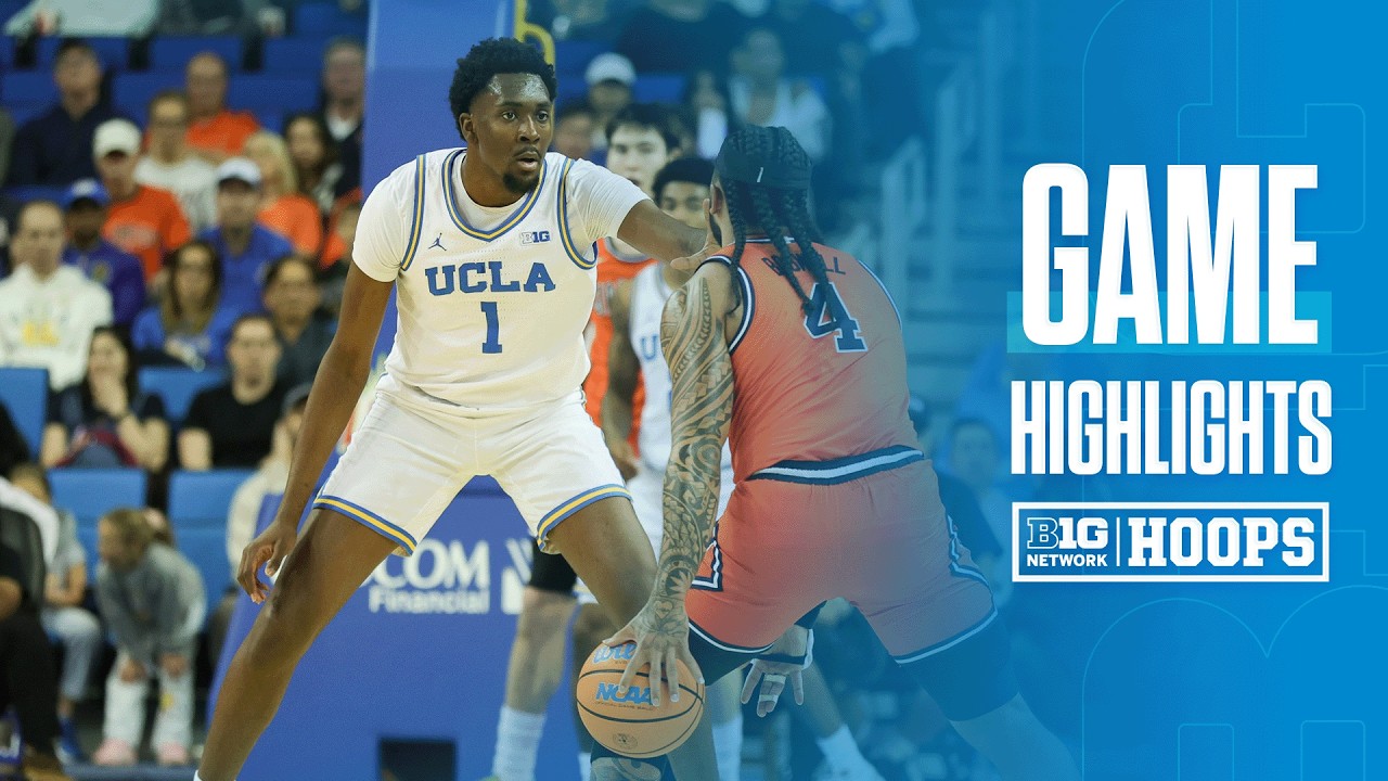 Illinois at UCLA | HIGHLIGHTS | Big Ten Men's Basketball | 02/21/26