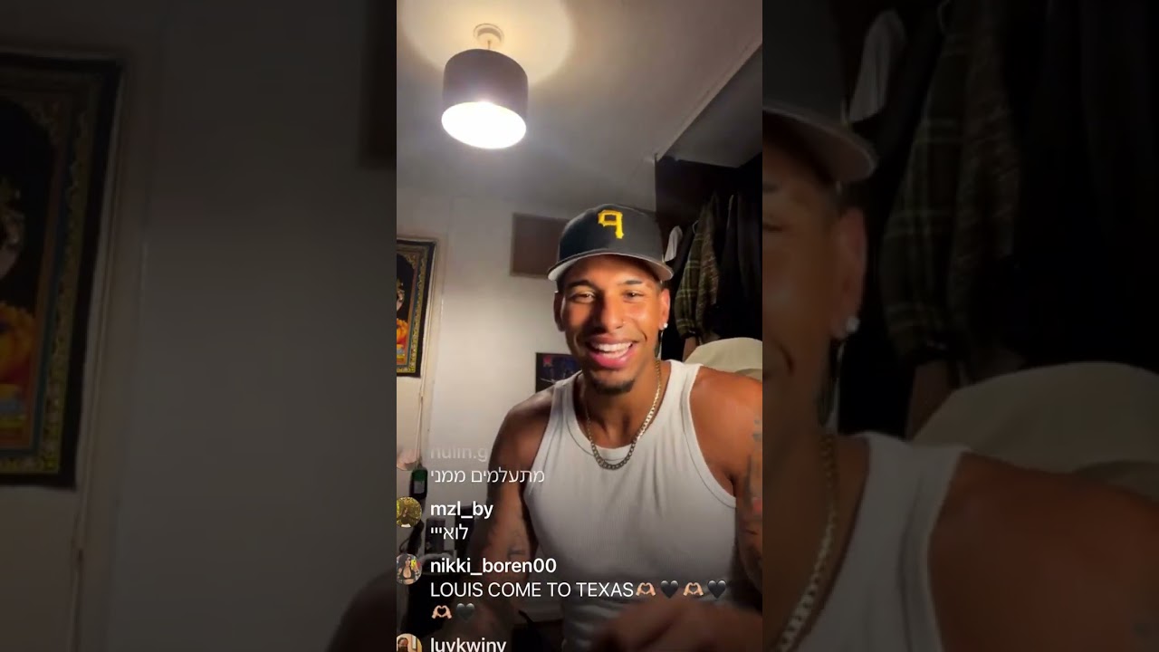 Луис Рассел и Майкл Харичи в прямом эфире TikTok 25.07.2023