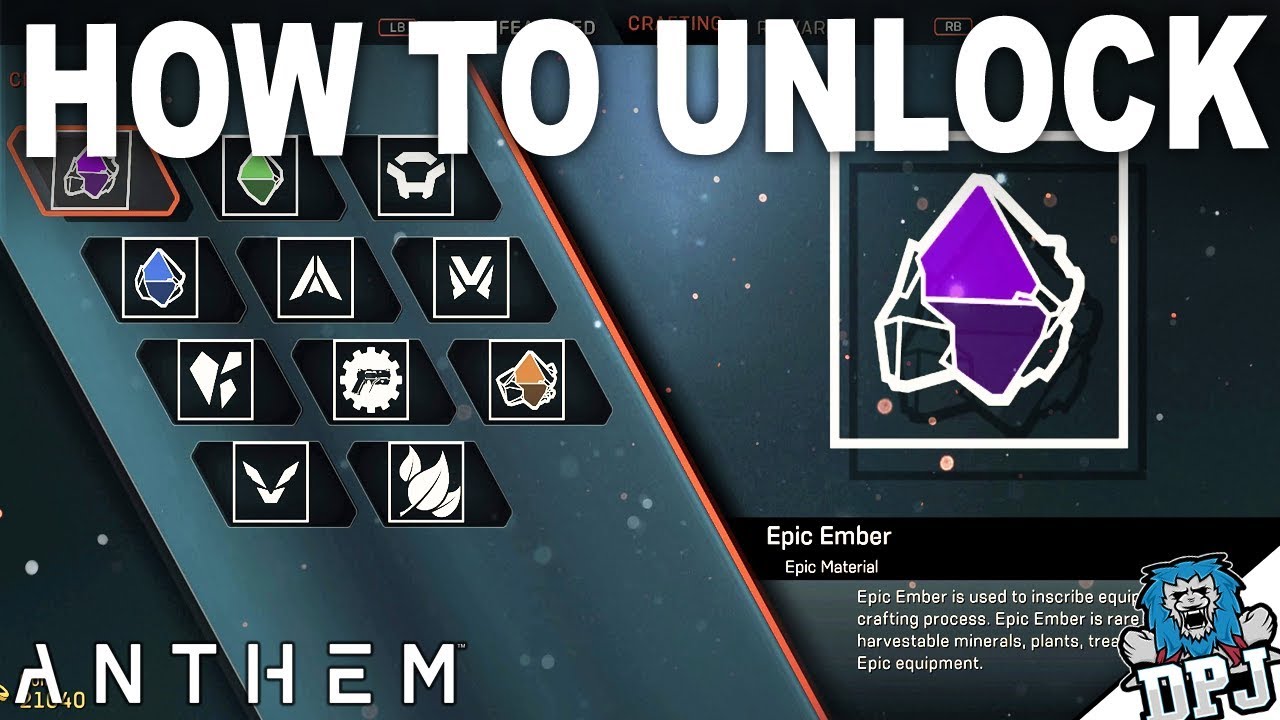 Anthem: How To Unlock Crafting In The Forge - All You Need To Know