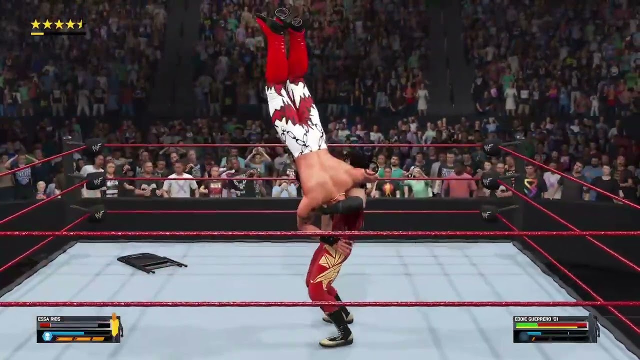 Highlight: WWE 2k25 WWF Retro -  Eddie Guerrero Attacks Essa Rios