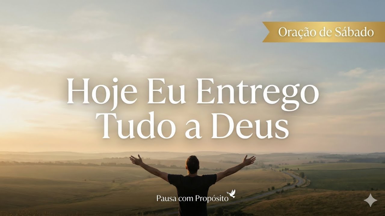 “Hoje Eu Entrego Tudo a Deus  Oração de Sábado”