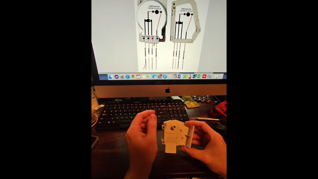 Fridge Defrost timer operation tutorial #defrosttimer #fridgerepair #appliancerepair #defrost