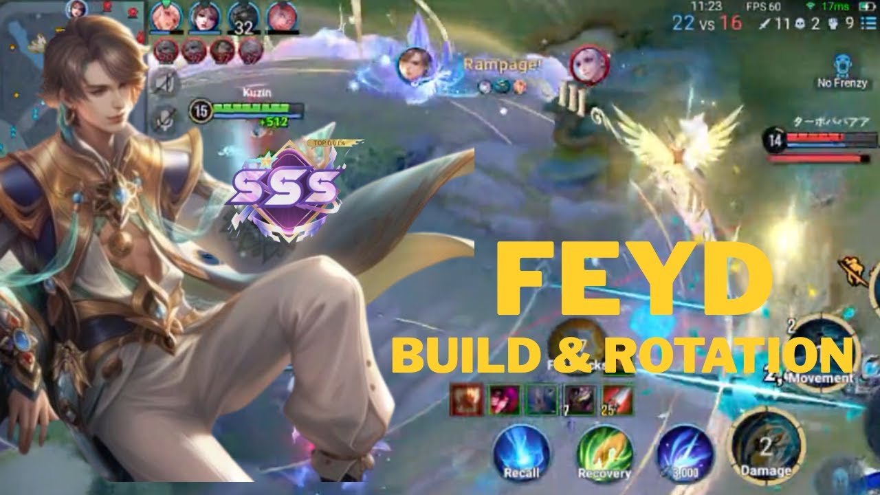 AGGRESSIVE TRIPLE S FEYD FULL GAMEPLAY | HONOR OF KINGS