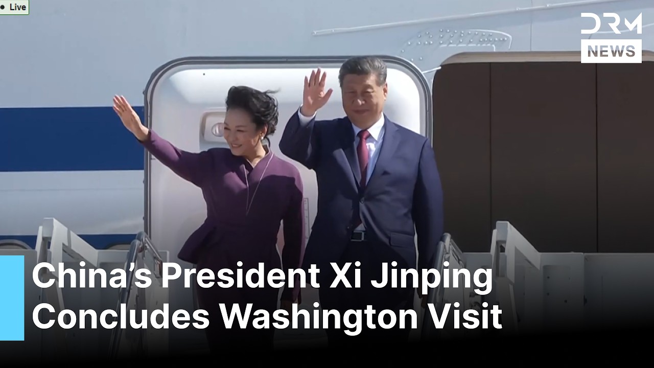 Chinese President Xi Jinping Departs US After Three-Day State Visit and Trump Summit | AC1G