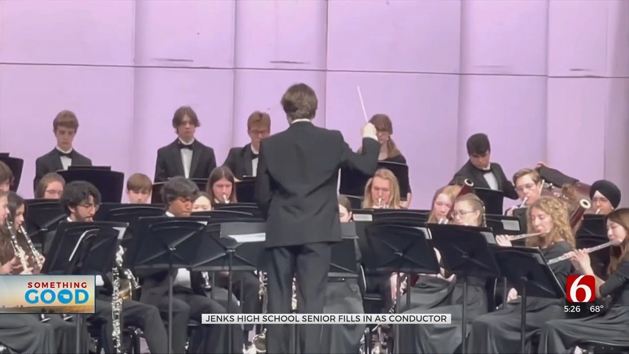 Jenks Band Student Conducts Contest Concert After Director Gets Sick