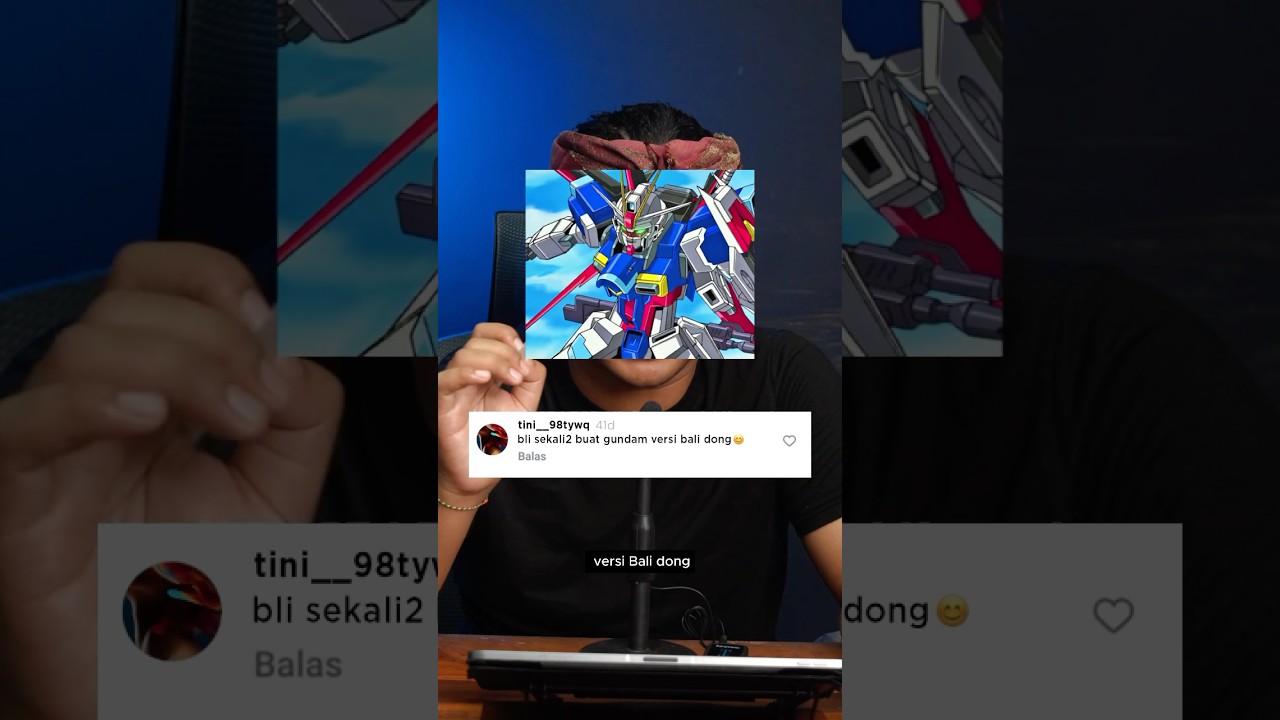 Wow! Gundam versi Bali?? #Gundam #Design #Shorts #Viral #Trending