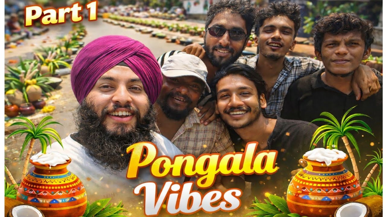 “First Time Experiencing Pongala in Kerala! | Sikh Boy from Jammu 🌾 | Pongala Vibes Part 1”