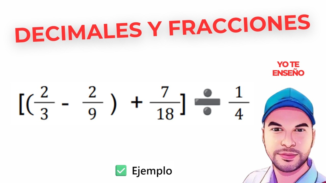 Ejercicios de Fracciones y Decimales Resueltos Paso a Paso |LUCHO PROFE|