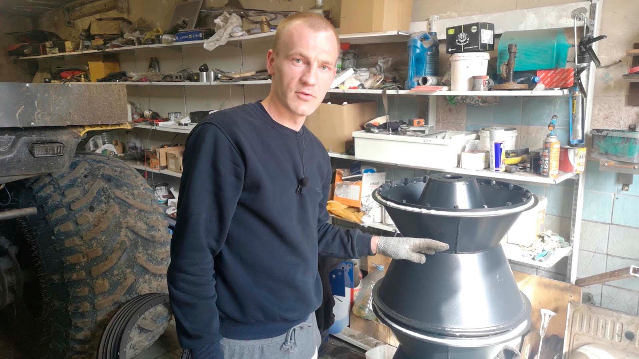 Изготовление конусных дисков для шин низкого давления для квадроцикла, болотохода, вездехода