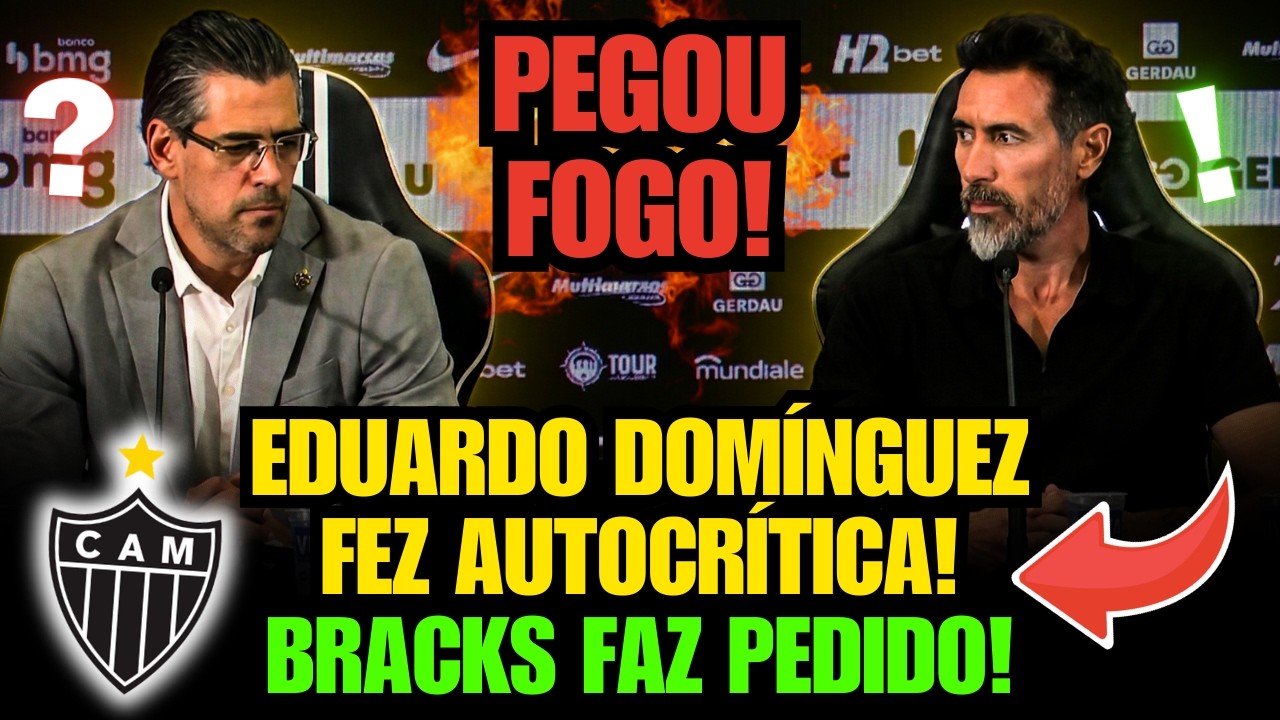 🚨 EDUARDO DOMÍNGUEZ FAZ AUTOCRÍTICA E APONTA SOLUÇÃO! E PAULO BRACKS FAZ PEDIDO AO NOVO TÉCNICO E+