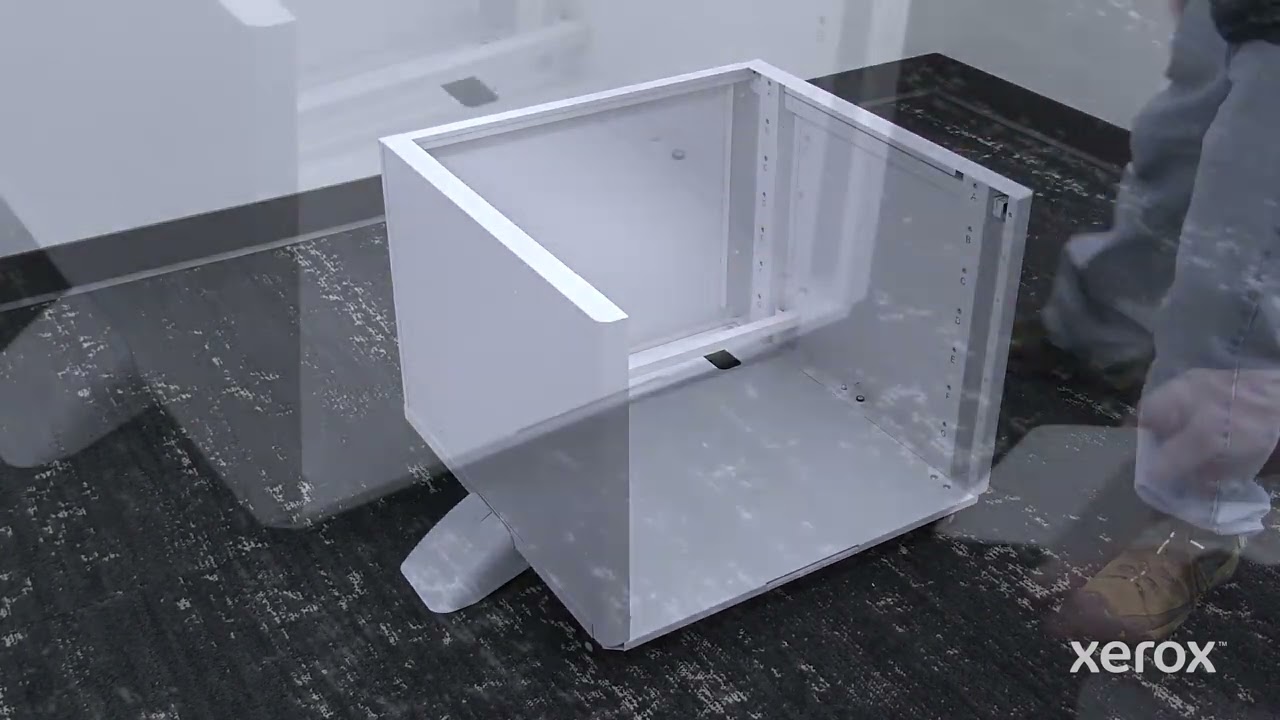 Xerox® C410 Color Printer Adjustable Printer Stand Install