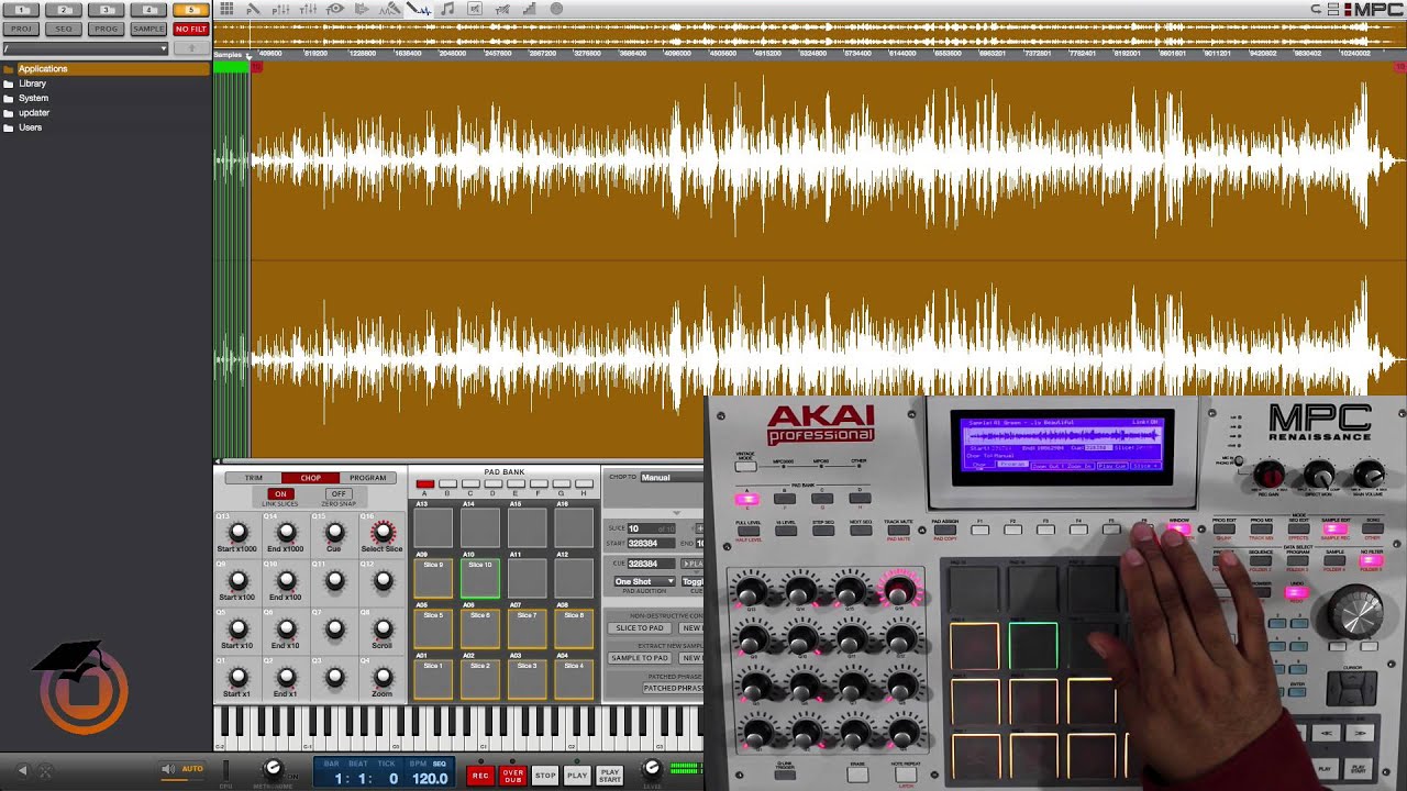 First Look: Akai MPC Renaissance Studio 1.8 Software Update (Lazy Chop Tutorial)