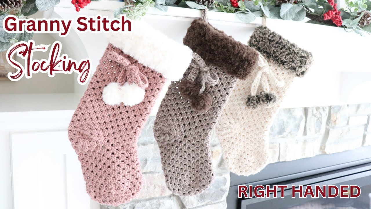 CROCHET CHRISTMAS STOCKING PATTERN FREE | Crochet Christmas Stocking | Crochet Stocking Pattern
