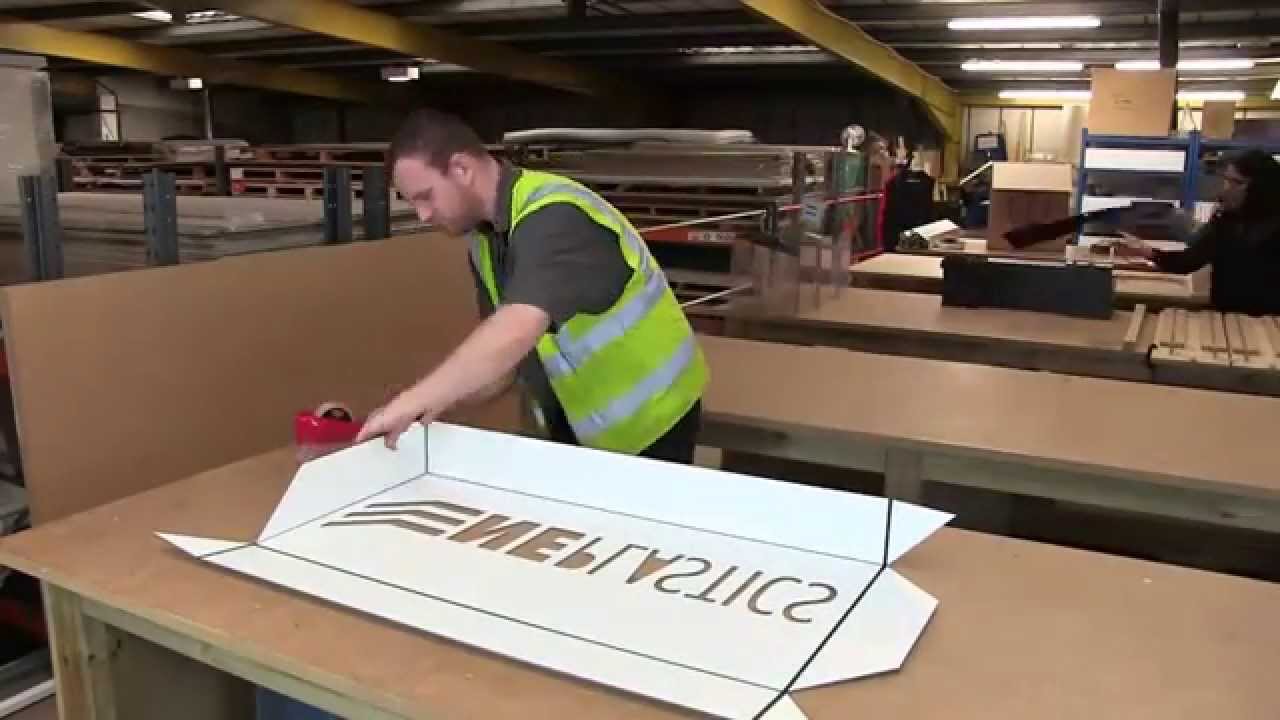 Illuminated Sign Tray Fabrication