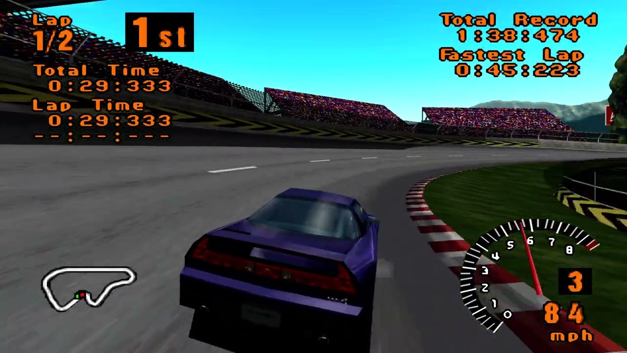 GRAN TURISMO 1 NSX TYPE S  [PS1] [4K 60FPS]