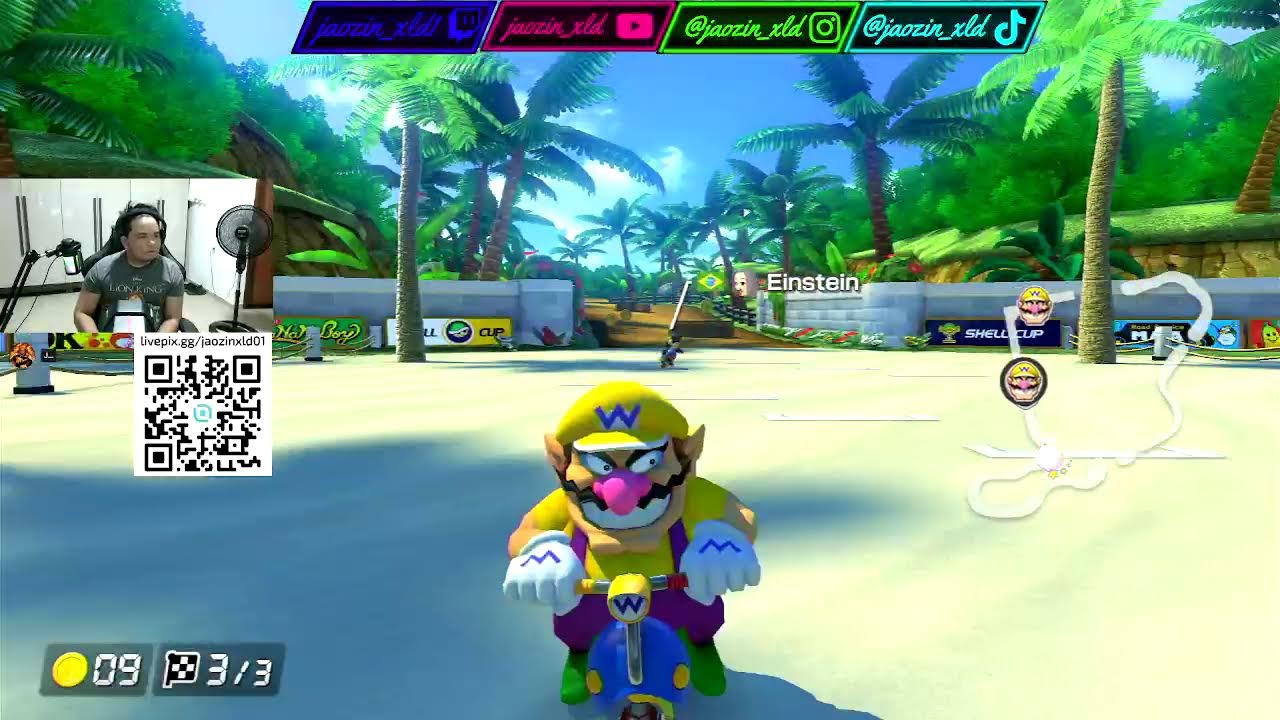 COPA X DE MARIO KART 8 DELUXE COM A BRIT E CIA (Hoje vou de Wario)