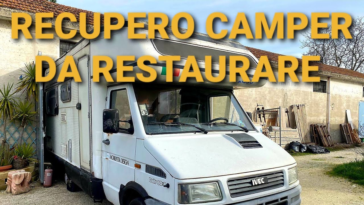 Recupero camper da sistemare Mobilvetta Icaro 1 del 1990 iveco daily 2.5 10/01/2023