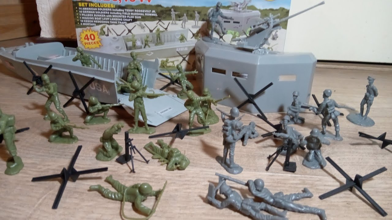 Распаковка и обзор пляжного набора BMC Toys «День Д», штат Юта