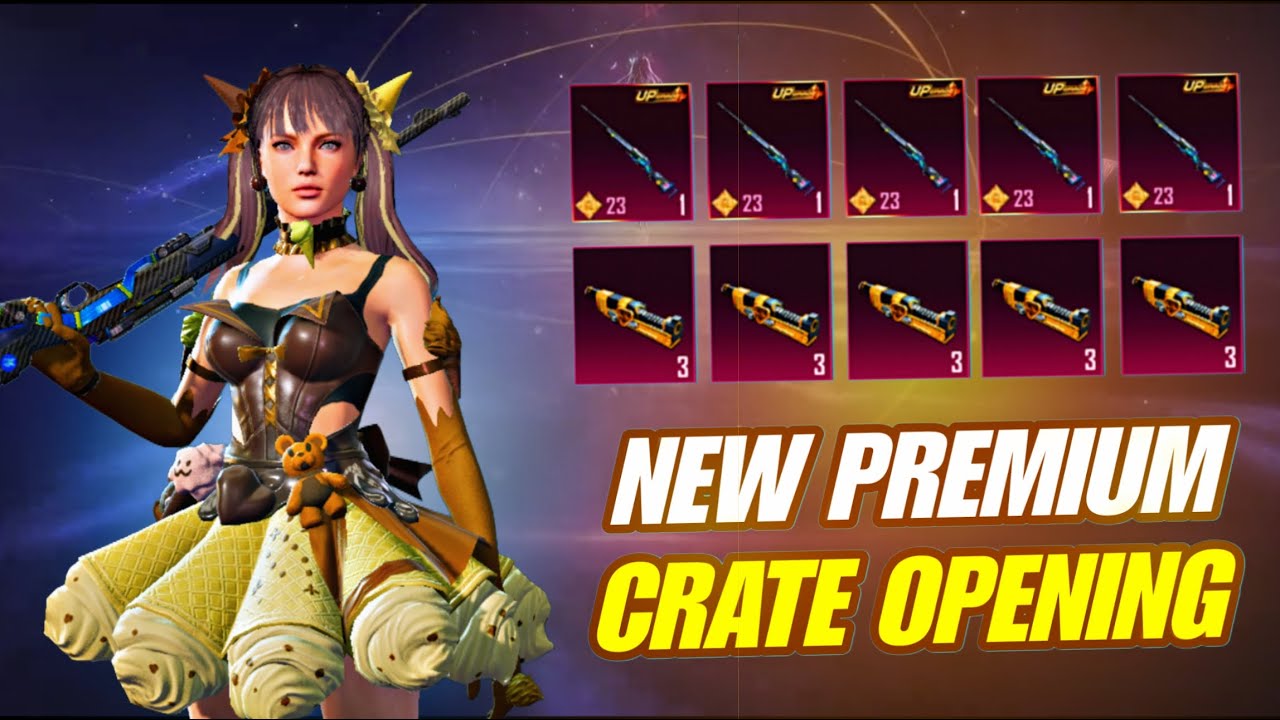 New Premium Crate Opening Free Upgradable M24 Skin PUBGM