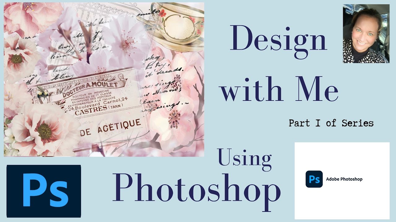 Photoshop Tutorial - Design with Me - Creating Digital Papers - Part 1 in the series