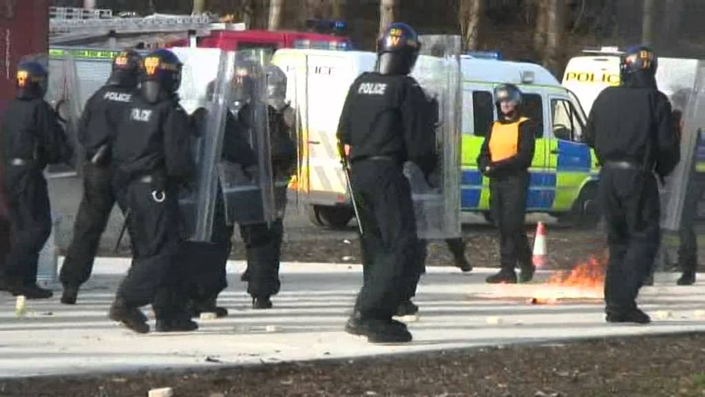 Public Order Training & Fire Training on New Area (Cumbria Police)