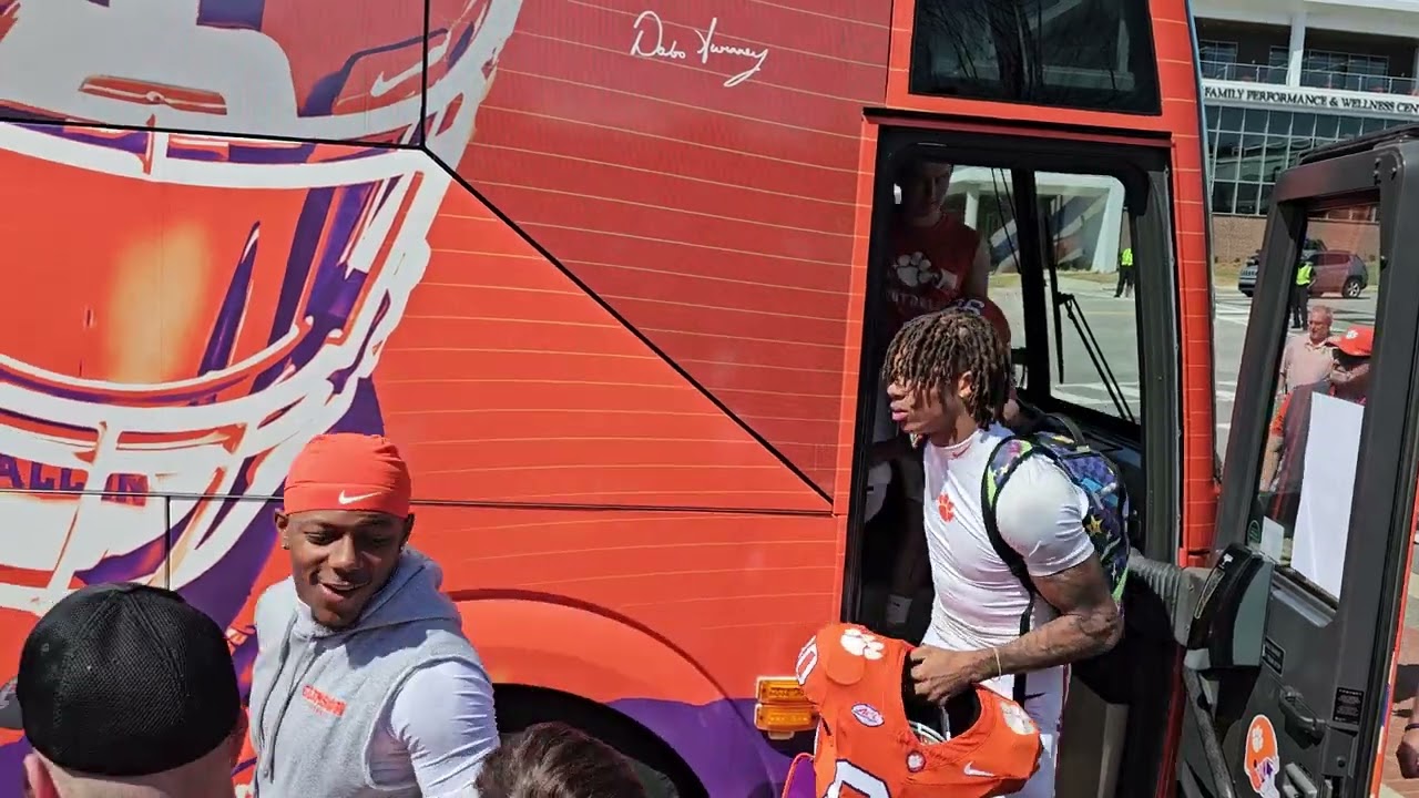 Clemson Football Spring Game #Clemson #clemsonfootball #greenvillesm #sports #ardensburgerandgrill