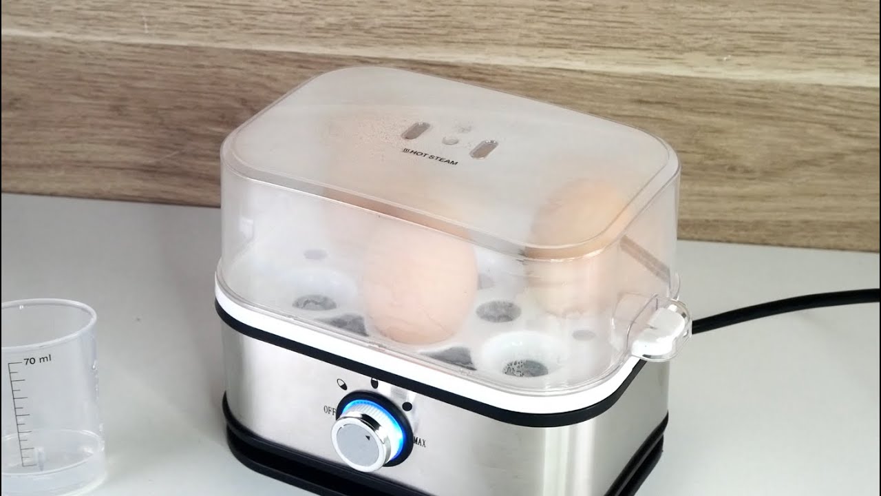 Autocuiseurs à Œuf Électrique en Inox - Puissance 210W - Comment cuire ses œufs sans casserole ?
