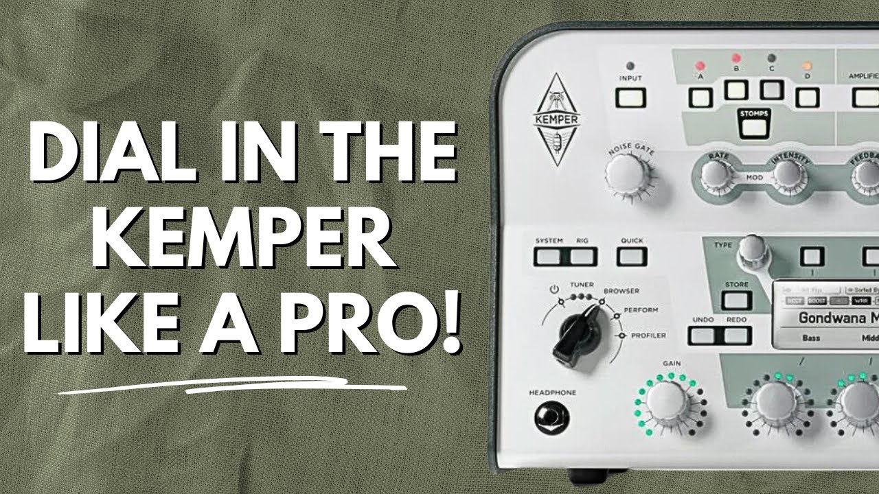 Dial in Kemper Like a Pro! // (...and how to edit Liquid Profiles)