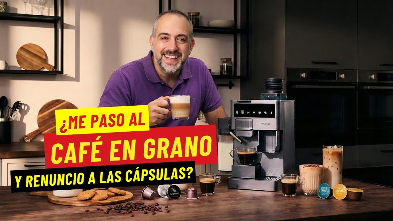 ¿CÁPSULAS o café en GRANO? ☕️ Ya NO tienes que ELEGIR (Pruebo la Cecotec Freestyle Grind & Latte)